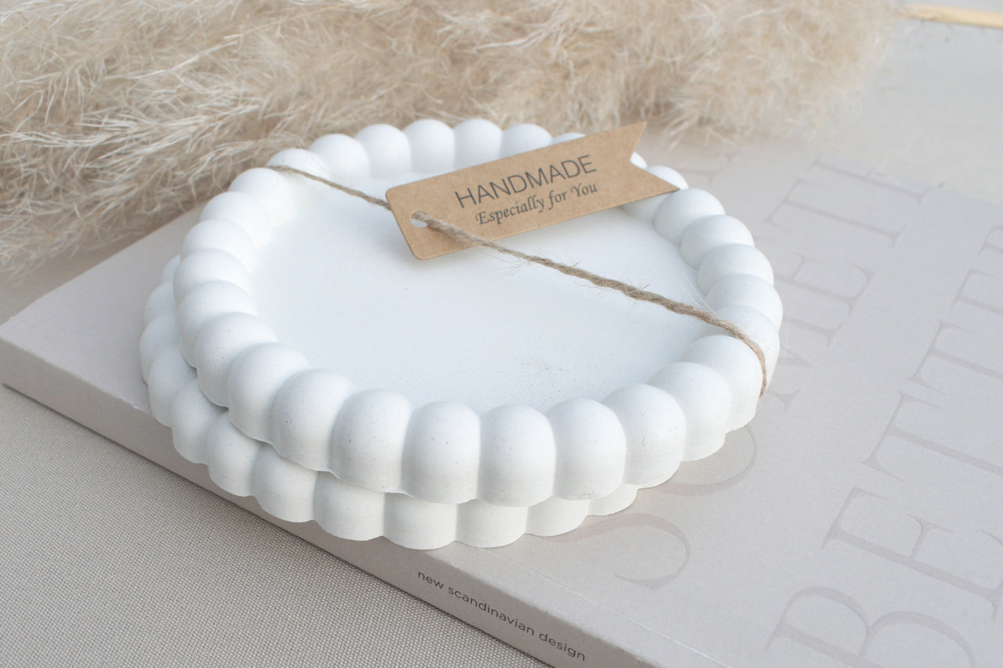 Minimalistische Skandi Schale im Bubble Design für Dein nordisches zu Hause