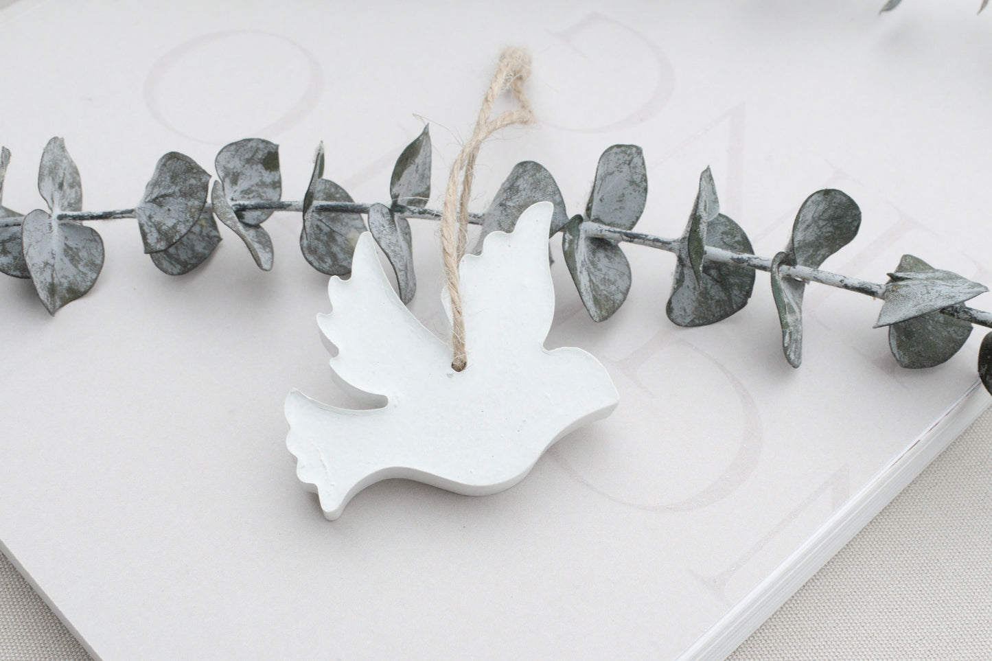 Skandi Vogel Anhänger Set, Friedenstauben, Minimalistische Deko, Skandinavischer Stil