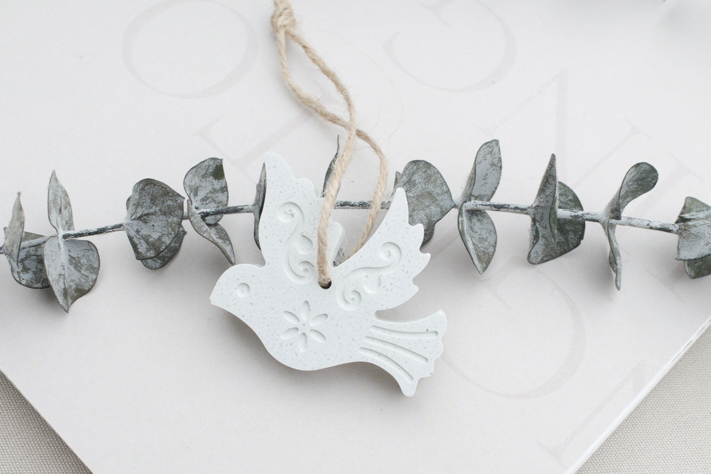 Skandi Vogel Anhänger Set, Friedenstauben, Minimalistische Deko, Skandinavischer Stil