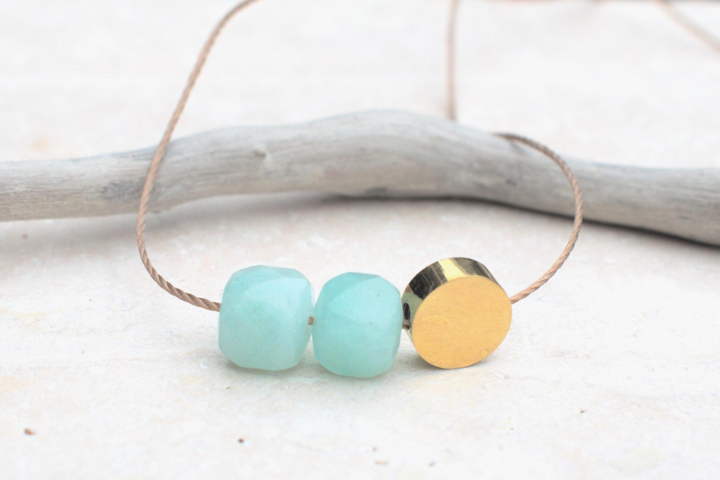 Kette mit Jade Perlen, Edelstein Kette, Edelstein Kette Damen